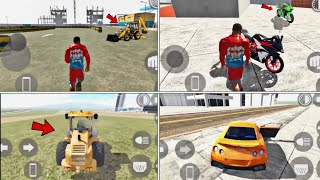 Construction Area  Ktm Rc 390  Nissan gtr Cheat Code  Indian Bike Driving 3D New Update [upl. by Savill]