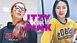 ENG SUB When Apink Bomi Dance to ITZY Ryujin Shoulder Dance Moves 에이핑크 보미 있지 류진의 어깨 춤 [upl. by Ellynad]