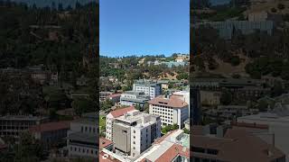 University of California Berkeley Aerial view from Sather Tower The Campanile [upl. by Hayyifas]