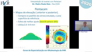 Interpretação de Exames com PentacamDr Pedro Paulo ReisFHR 2020 [upl. by Rekab]