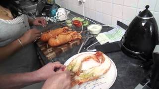 How to prepare lobster thermidor [upl. by Yrac]