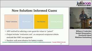 Julia for Battery Model Parameter Estimation  JuliaCon 2019 [upl. by Aeslek74]