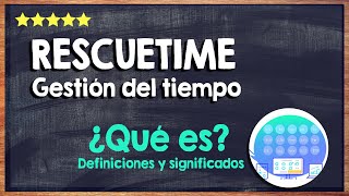 🙏 ¿Qué es RescueTime  Aplicaciones de gestión del tiempo 🙏 [upl. by Lisha692]