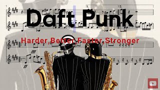 HarderBetterFasterStrongerDaft PunkAltoBari Saxophone Duet [upl. by Rebmit]