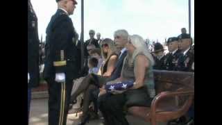 CSM Basil L Plumley is laid to rest on Fort Benning [upl. by Manheim851]