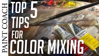 Oil Painting For Beginners  Mixing Color [upl. by Gio]