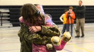 Daughter receives surprise visit from Army mom [upl. by Adnomal]