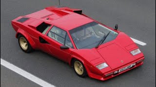 Lamborghini Countach Euro Tour part 1 We visit Bugatti amp then go find a derestricted Autobahn [upl. by Anegue]