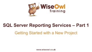 Reporting Services SSRS Part 1  Getting Started with a New Project [upl. by Amalie890]