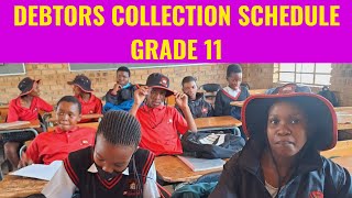 Debtors collection Schedule introduction Grade 11 [upl. by Mundy]