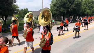 Minooka High School Marching Band at the 2023 Shorewood Crossroads Festival Parade [upl. by Stanislaw]