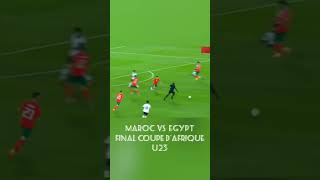 Morocco vs Egypt  Final coupe dAfrique 2023 U23 [upl. by Aennyl]