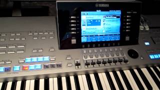 How to create a registration on Yamaha Tyros 4 [upl. by Celestia859]