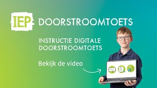 Instructievideo digitale IEP Doorstroomtoets [upl. by Appleton518]