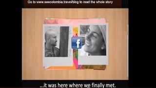 Love Video  Our Facebook Wedding Proposal  Colombia Travel Blog [upl. by Issy]