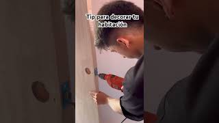 Tip para instalar puertas🛠️ asmr diy homedecor roomdecor puertas puertasabiertas [upl. by Aillemac]