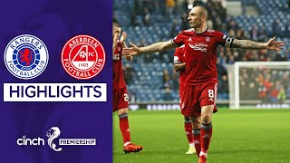 Rangers 22 Aberdeen  Scott Brown Scores amp Late Tavernier Penalty  cinch Premiership [upl. by Cappella]