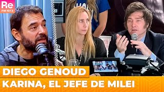 Karina el jefe de Milei  Diego Genoud en Maldita Suerte [upl. by Norre]