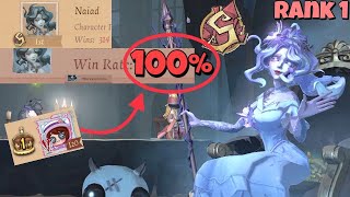 RANK 1 Naiad NAEU  Identity V  Pro Hunter Gameplay [upl. by Lu]