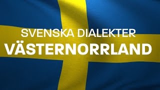 Svenska Dialekter – Norrländska – Västernorrländsk dialekt Voice To Me [upl. by Eelyk]