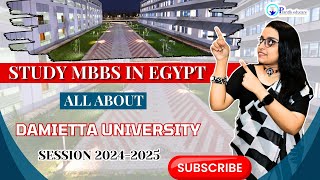 Damietta University  Study mbbs in Egypt  Government Medical College [upl. by Naihr]