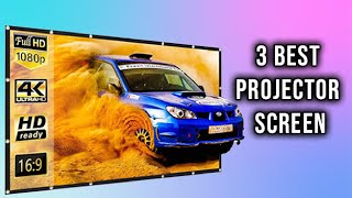 3 Best Projector Screens for Home Outdoor and Office [upl. by Etteloiv259]