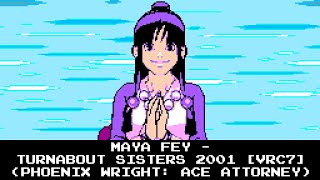 Maya Fey  Turnabout Sisters Theme 2001 Phoenix Wright Ace Attorney 8bit NESVRC7 [upl. by Beore]