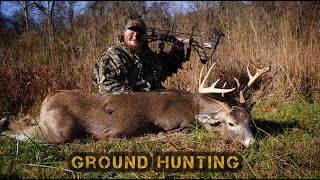 I FOUND A BUCK NEST Self Filmed Bow hunt from the ground [upl. by Ssor]