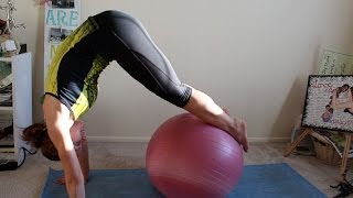 Strong Abs with a Stability Ball [upl. by Odnomar]