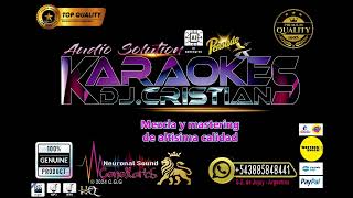 Traguitos cortos  SUPER DE ORO KARAOKE [upl. by Nileuqay]