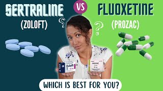 Comparison of Fluoxetine Prozac vs Sertraline Zoloft [upl. by Artenahs]