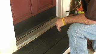 How to WeatherStrip Doors Using a Doorsweep [upl. by Adnorat]