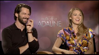 THE AGE OF ADALINE interviews  Blake Lively Michiel Huisman Lee Tolan Krieger [upl. by Aseefan31]