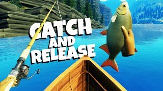 Catching MONSTER FISH in Virtual Reality  Catch and Release VR Gameplay [upl. by Rastus658]