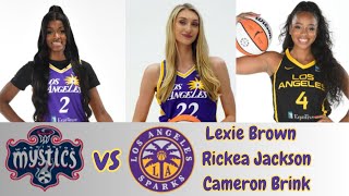 🍿 Mystics vs Sparks 🍿  Cameron Brink  Rickea Jackson  Lexie Brown  FINAL TAKE [upl. by Leynad928]