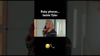 Ruby phones Jackie Tyler  Doctor Who Meme shorts funny ncutigatwa doctorwho milliegibson [upl. by Genevieve]