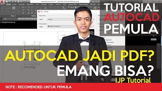 CARA PLOT AUTOCAD KE PDF [upl. by Frasquito]