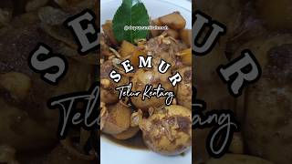 Semur telur kentang 👩‍🍳 resepsimple youtubeshorts shortsviral telur kentang [upl. by Michigan]