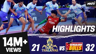 Pro Kabaddi 2019 Highlights Tamil Thalaivas vs Bengaluru Bulls  Pawan Sehrawat Magic [upl. by Eart]