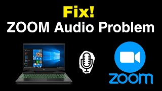 How to Fix Audio Problem in Zoom Meetings PCLaptop [upl. by Levey]