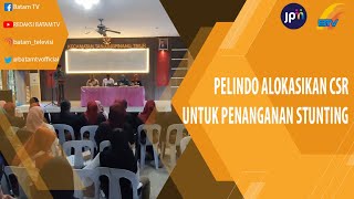 PELINDO ALOKASIKAN CSR UNTUK PENANGANAN STUNTING [upl. by Gnuhn]