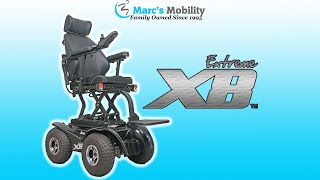 X8 Extreme Powerchair with 12quot Seat Lift and Tilt  Review 7506 [upl. by Nylannej]