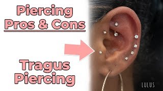 Tragus Piercing Pros amp Cons  Lulus Body Piercing [upl. by Ybok]