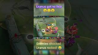 Uranus got no fear 😱😱 mobilelegends mlbb uranus mobilelegendsbangbang mlbbhighlights [upl. by Nylahs]