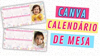 Como Criar um Calendário Personalizado 2025 Usando o Canva Gratuito [upl. by Eevets]