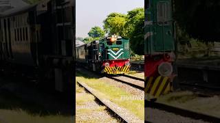 45up Pakistan Express Passing Kharian CanttTrainologypakistanrailways trainspeed hbu20 [upl. by Rihaz]