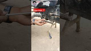 Side stand spring install easy way 🛠️🏍️ mechanicrohit automobile youtubeshorts shorts short [upl. by Aldo]