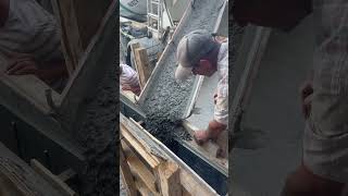 İnşaatımıza beton geldi bu sefer mixerle döküyoruz beton mixer shortvideo shorts short keşfet [upl. by Havener]