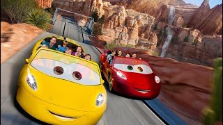 NEW RADIATOR SPRINGS RACERS  4K 60FPS  Slot Car Racing Attraction  California Adventure [upl. by Alida970]