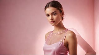 Pink Transparent Top Try On Haul [upl. by Camey]